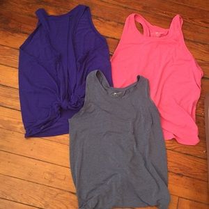 Set of 3 Gap Breathe Tie-Back Tanks